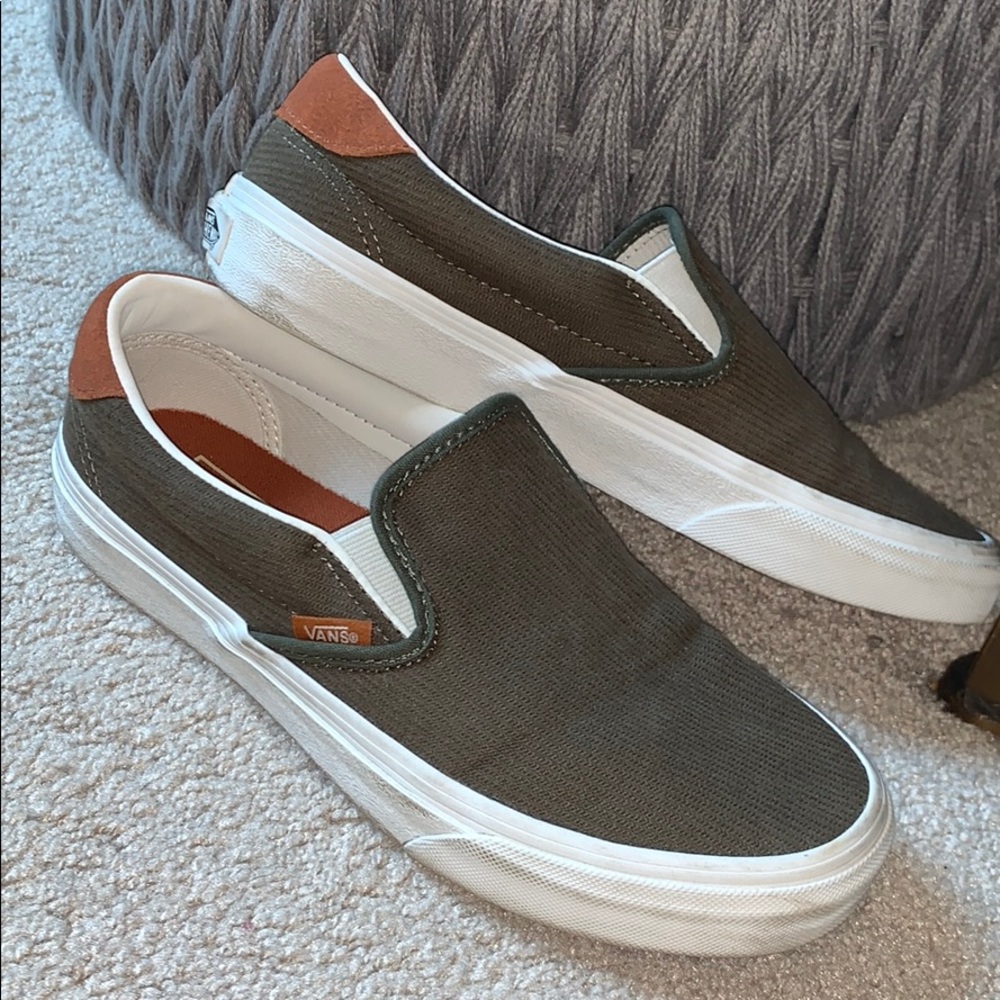 army green vans